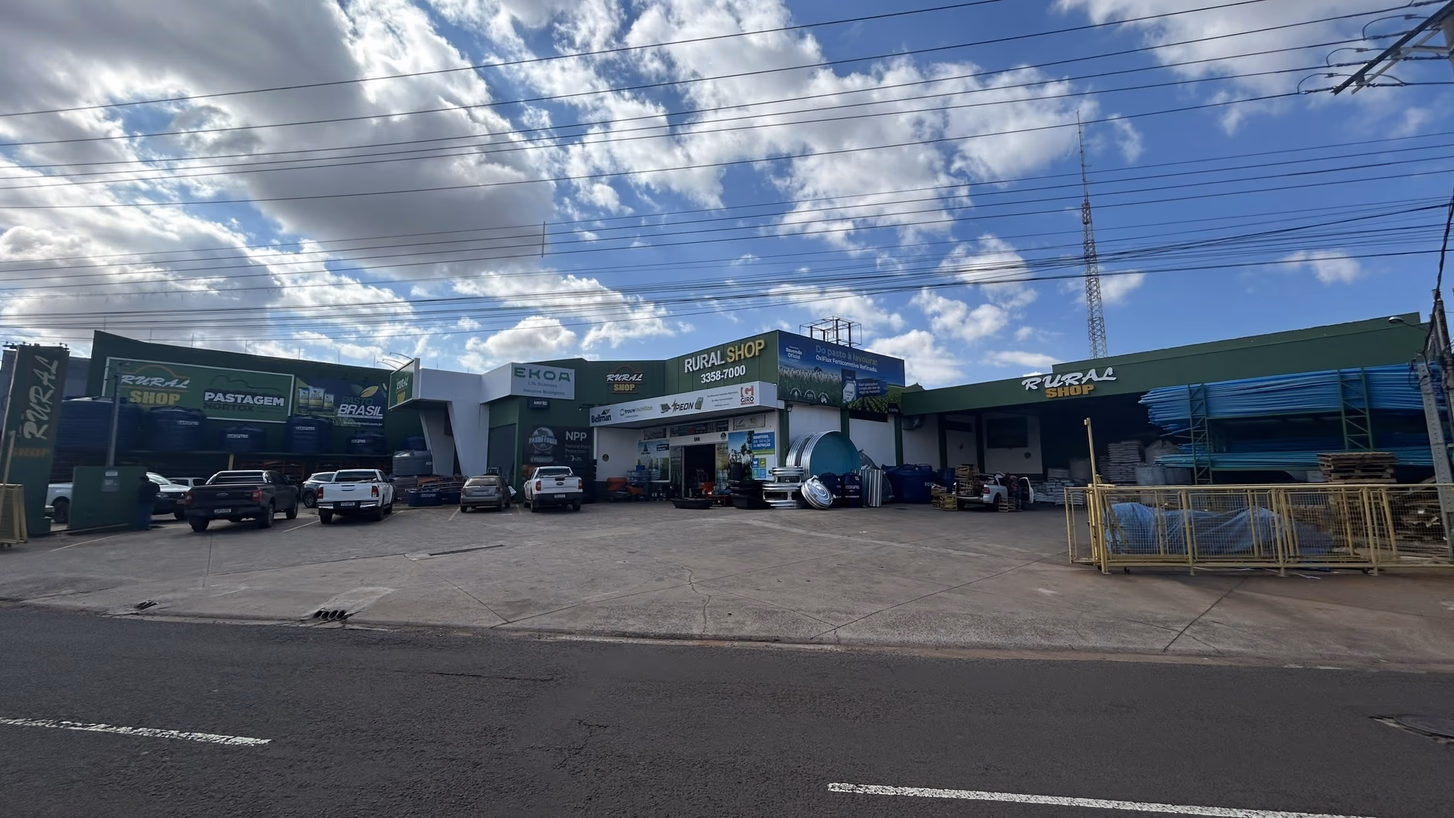Paisagem rural com plantações verdes ao amanhecer, representando o campo brasileiro